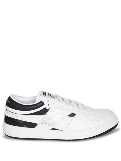 Givenchy G Move Low-top Leather Sneakers In White