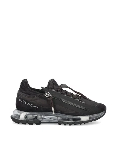 Givenchy Spectre Sneakers In Quilted Fabric And Suede In Multi