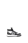 Givenchy 4g High-top Sneakers In Nero/bianco