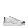 Givenchy Sneakers Uomo Pelle Bianco/argento