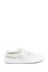 Givenchy G Move Sneakers In Mixed Leathers In White