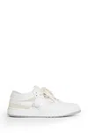 Givenchy G Move Sneakers In Mixed Leathers In White