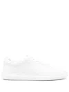 Givenchy Low Top Leather Sneakers With Perforated Detailing In White