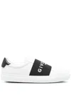 Givenchy Urban Street Sneakers In Leather With Elastic Band In White