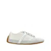 Givenchy Mesh And Suede Slim Low-top Sneakers In White