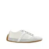 Givenchy Mesh And Suede Slim Low-top Sneakers In White