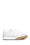 Givenchy Round Toe Low Sneakers With Flat Sole In White