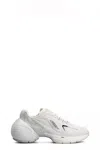 Givenchy White Mesh And Synthetic Leather Tk Mx Sneakers In White