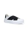 Givenchy Emporio Armani Emporio Armani Panelled Sneakers In White