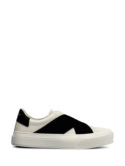 Givenchy City Sport Leather Sneakers For Women In White