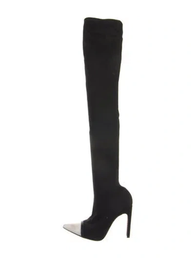 Pre-owned Givenchy Sock Boots In Black