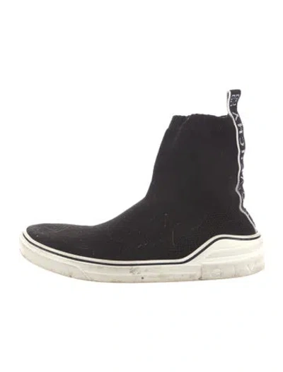 Pre-owned Givenchy Sock Boots In Black