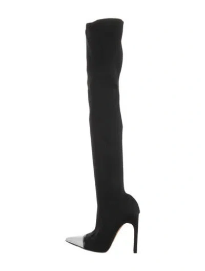 Pre-owned Givenchy Sock Boots In Black