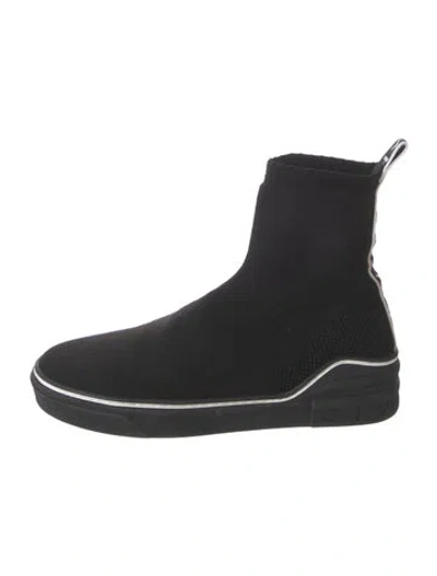 Pre-owned Givenchy Sock Boots In Black