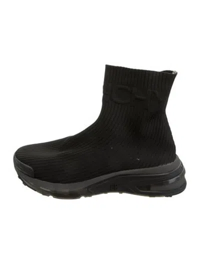 Pre-owned Givenchy Sock Boots In Black