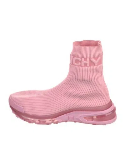 Pre-owned Givenchy Sock Sneakers In Pink