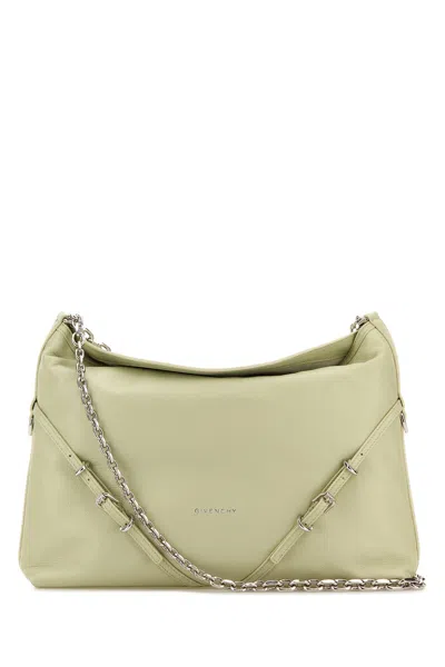 Givenchy Soft Calf Leather Shoulder Bag In Green