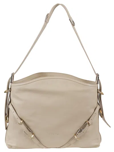 Givenchy Soft Leather Bag With Adjustable Strap In Neutral