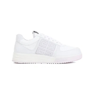 GIVENCHY SOFT LILAC CALF LEATHER G4 LOW TOP SNEAKERS