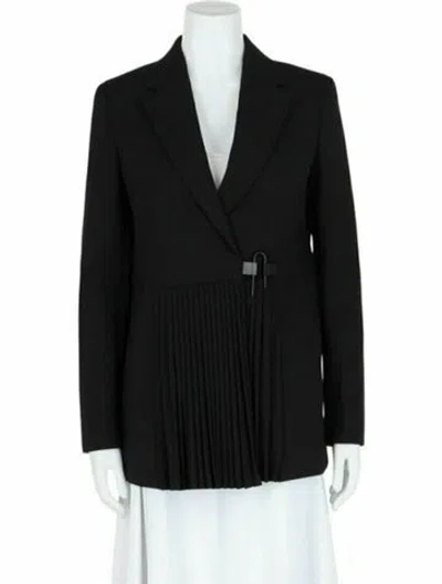 Pre-owned Givenchy Solid Blazer W/ Tags In Black