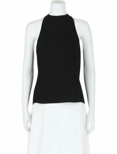 Pre-owned Givenchy Solid Blouse W/ Tags In Black