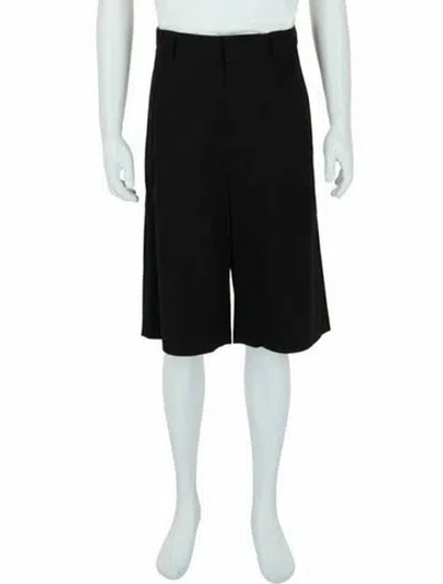 Pre-owned Givenchy Solid Chino Shorts W/ Tags In Black