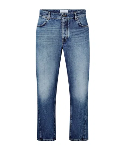 Givenchy Solid Color Jeans In Blue