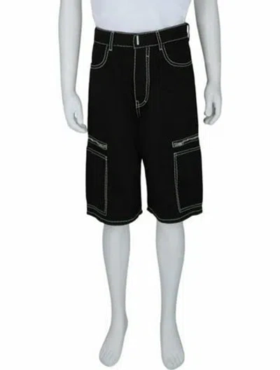 Pre-owned Givenchy Solid Denim Shorts W/ Tags In Black