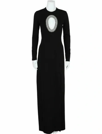 Pre-owned Givenchy Solid Evening Gown W/ Tags In Black