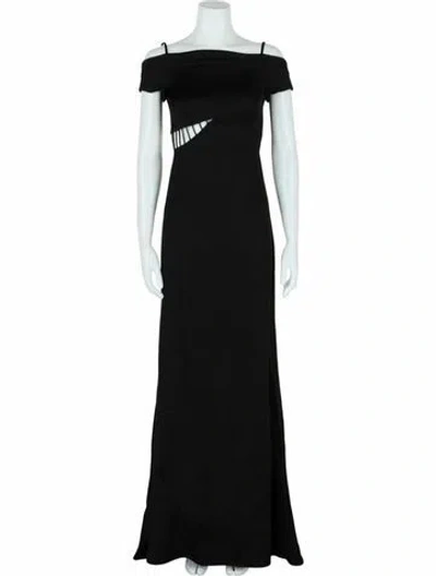 Pre-owned Givenchy Solid Evening Gown W/ Tags In Black