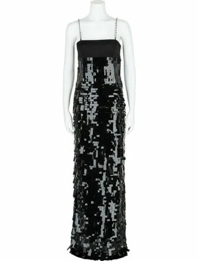 Pre-owned Givenchy Solid Evening Gown W/ Tags In Black