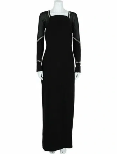 Pre-owned Givenchy Solid Evening Gown W/ Tags In Black