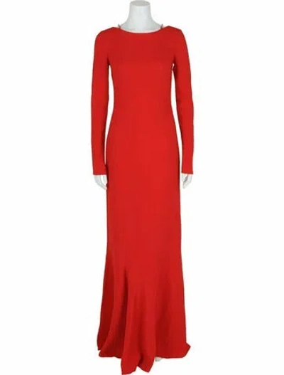Pre-owned Givenchy Solid Evening Gown W/ Tags In Red