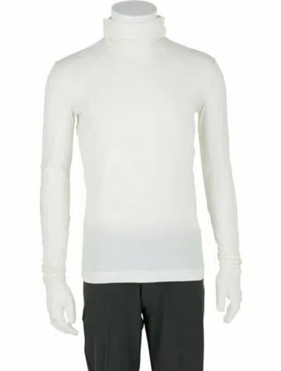 Pre-owned Givenchy Solid Hoodie T-shirt W/ Tags In White