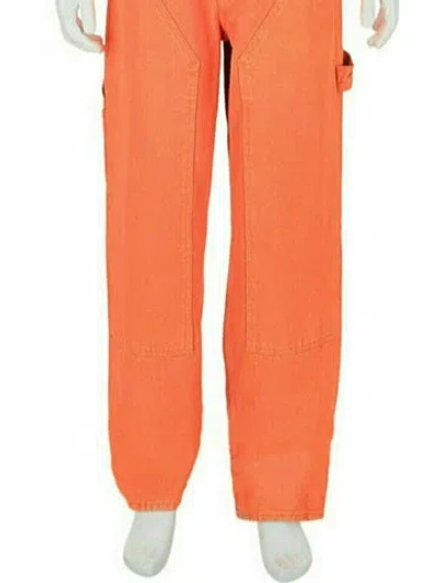 Pre-owned Givenchy Solid Jeans W/ Tags In Orange