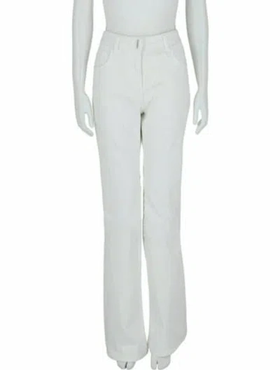 Pre-owned Givenchy Solid Jeans W/ Tags In White
