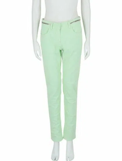 Pre-owned Givenchy Solid Pants W/ Tags In Green