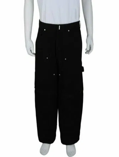 Pre-owned Givenchy Solid Relaxed Fit  Jeans W/ Tags In Black