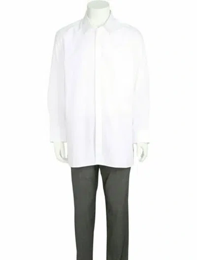 Pre-owned Givenchy Solid Shirt W/ Tags In White