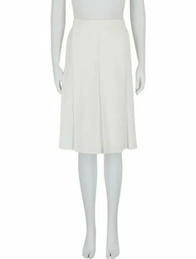 Pre-owned Givenchy Solid Skirt W/ Tags In White
