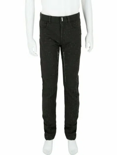 Pre-owned Givenchy Solid Slim Fit  Jeans W/ Tags In Brown