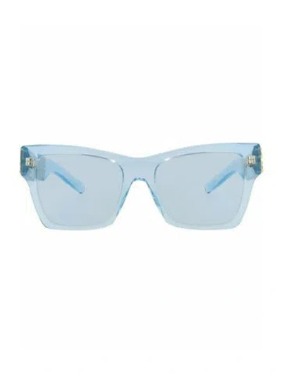 Pre-owned Givenchy Solid Sunglasses W/ Tags In Blue
