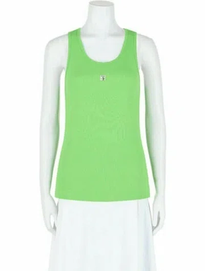 Pre-owned Givenchy Solid Top W/ Tags In Green
