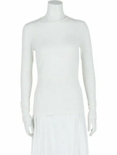 Pre-owned Givenchy Solid Top W/ Tags In White