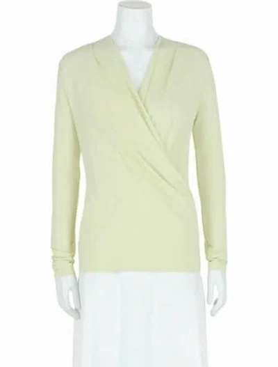 Pre-owned Givenchy Solid Top W/ Tags In Yellow