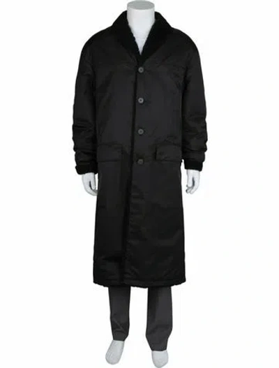 Pre-owned Givenchy Solid Trench Coat W/ Tags In Black