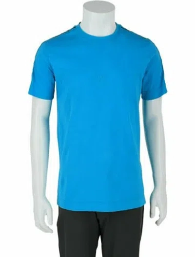 Pre-owned Givenchy Solid T-shirt W/ Tags In Blue