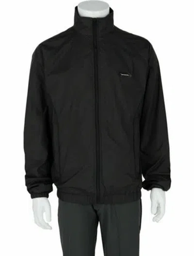 Pre-owned Givenchy Solid Windbreaker W/ Tags In Black