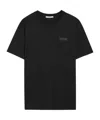 Givenchy Solid-color Short-sleeved T-shirt In Black