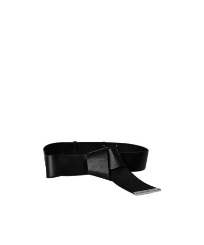Givenchy Solid-color Wide Belt In Black